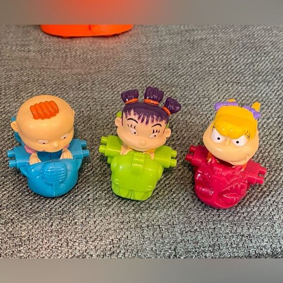 Vintage Nickelodeon RUGRATS Burger King Lot of 6 Kids Meal Toys - Picture 4 of 9
